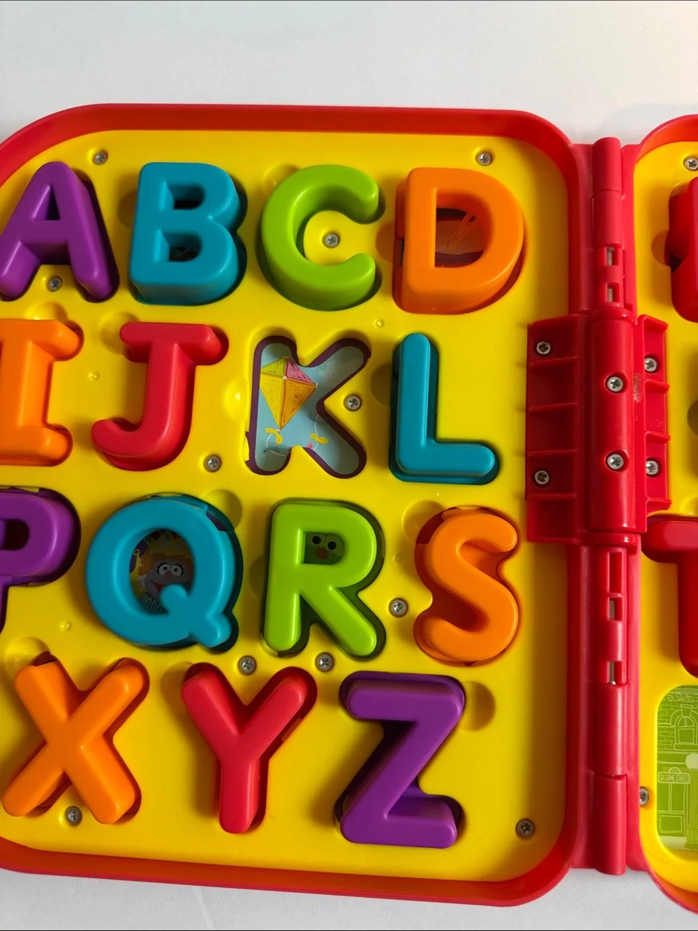 Playskool Elmo on the Go Sesame Street Elmo Red Play Alphabet Carry Case